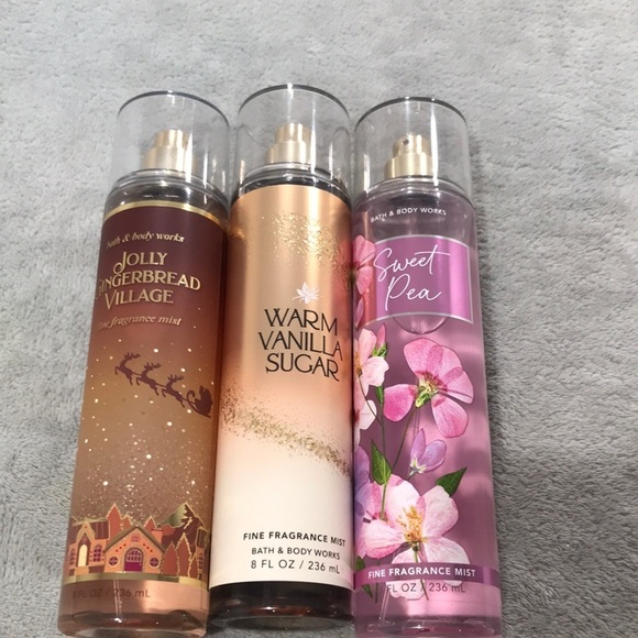 3 Bath & Body Works Fragance Mists Full Size New - Picture 1 of 8